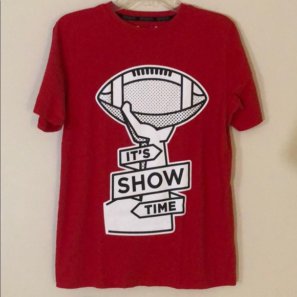 “IT’S SHOW TIME” Xersion T-Shirt XL / Red - Picture 1 of 3